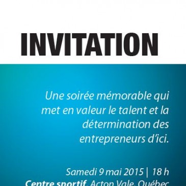 Invitation Gala distinction 2015